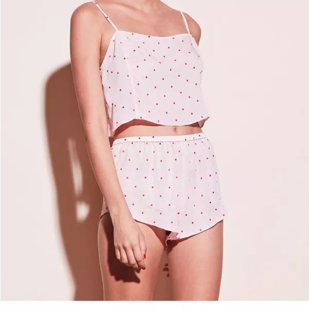 Fleur Du Mal. Dot Embroider Set. Top and Bottom Different sizes